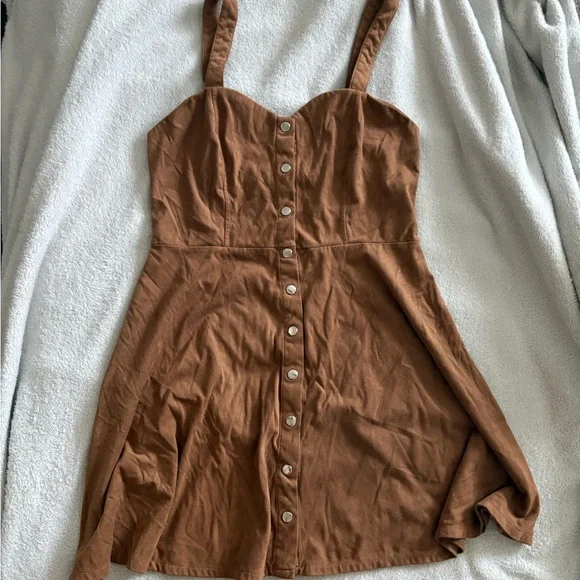 brown suede dress forever 21 Forever 21 | Dresses | Forever 2 Brown Suede Buttoned Dress